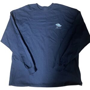 Crown & Ivy Men's Dark Blue Long Sleeve Tee